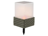 LIVARNO LED Solar Lamp with Flickering Flame Effect