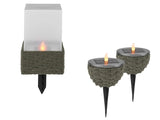 LIVARNO LED Solar Lamp with Flickering Flame Effect
