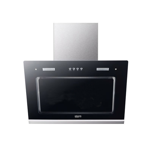 KromsLine KC-Prime-900-TC-BK Decorative Hood - 90cm Black Glass
