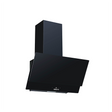 KromsLine KC-GLASS-900-TC-BK 90cm Black Glass Decorative Hood - touch control and LED lighting