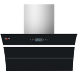KromsLine KC-Golden 9000-TC-BK1 Range Hood - Black Glass