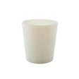 Trend Glass Vera Flowerpot - White Glass, 17cm height, elegant plant display